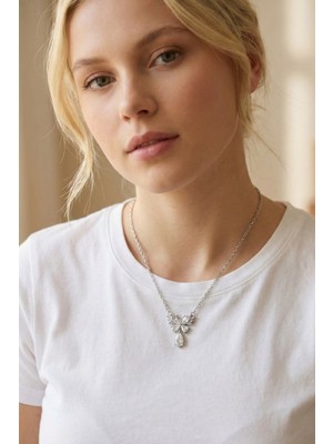 Jewels of Hope Xuping Zirkon Taşlı Kelebek Kadın Kolye 50 cm