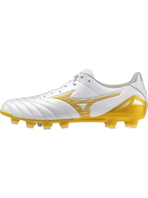Mizuno Morelia Neo 4 Pro Erkek Krampon Beyaz / Altın