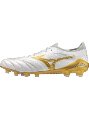 Mizuno Morelia Neo 4 Beta Elite Erkek Krampon Beyaz / Altın