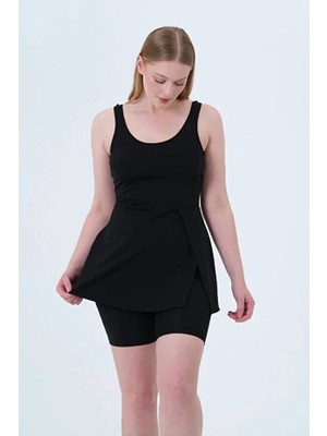 Tesmay Hızlı Kuruyan Mayo Kumaşı  Askılı Taytlı Kadın Mayo 24194