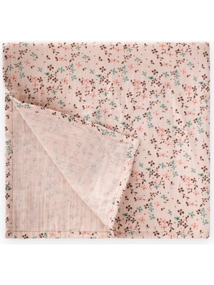 Cigit Müslin Bez 50X50 cm Pudra Çiçekli