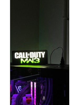PremiumPort Işıklı Call Of Duty Temalı Tablo, USB Type A ile Çalışır