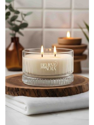 PremiumPort Soya Mum Kristal Kase Aromaterapi ve Dekoratif Kokulu 200 cc