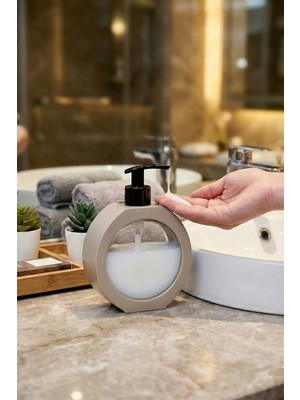 Emofom Ovalis 350 ml Sabunluk Tezgah Üstü Sıvı Sabunluk 
