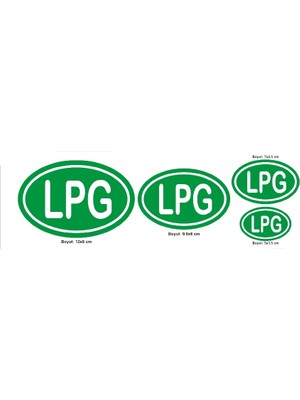 Kutu Ambalaj Lpg İşareti Sticker Etiketi