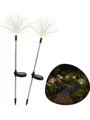 MiraLive 2 Adet Saçak Model Solar Bahçe Lambası – Güneş Enerjili LED Dış Mekan Aydınlatma, Otomatik Sensörlü Dekoratif Işık