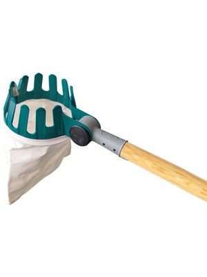 Raco Expert Raco 53368 Ahşap Saplı (180 cm), Açı Ayarlı ve Bıçaklı Meyve Toplama Sepeti