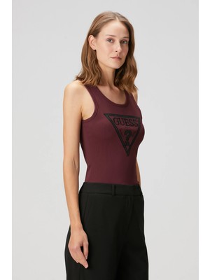Guess Viviana Kadın Kırmızı Top W5BP10KCXJ2-G596
