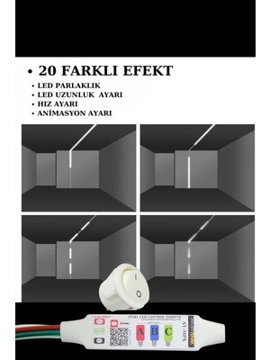 Ankara Teknik At-Mpıx Kayar LED Modülü ( Normal şerit ledler ile UYUMLU DEĞİLDİR! )