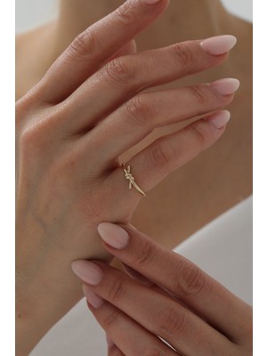 Yavuz Kuyumculuk 14 Ayar Altın Tel Düğüm Yüzük