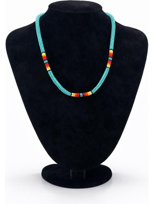 Pangu Çok Renkli Boncuk Kolye