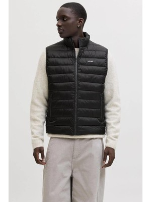 Jack & Jones Jack&jones 12288921 Jjlouıs Lıght Bodywarmer Collar Black Erkek Yelek