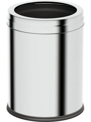 Aqua Bagno Basic Çöp Kovası - Çemberli Tip - 3 L - Parlak Krom - 35.99.57.05.01