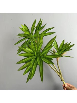 PremiumPort 3D Yapay Bambu Zambak Tropikal Salon Aranjmanı Vazo Dekoru