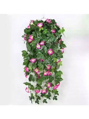 PremiumPort Modern Sarkan Begonvil Duvar Süsü, 5 Dal Bahçe Dekoru