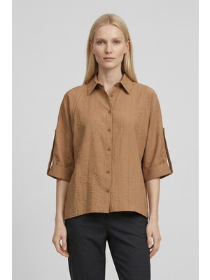 Rays Kol Katlamalı Gömlek Bisküvi 4157A