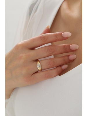 Yavuz Kuyumculuk 14 Ayar Altın Baget Yüzük