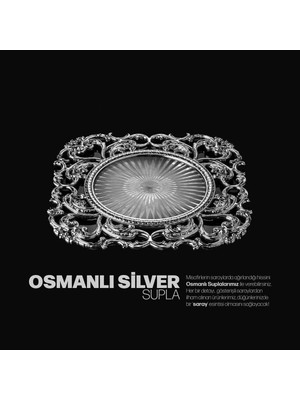PremiumPort 6'lı Osmanlı Silver Model Supla Seti, Şık ve Zarif Tasarım