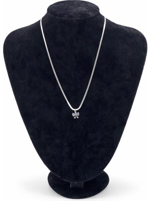 Pangu Küçük Fiyonk Figürlü Çelik Kolye