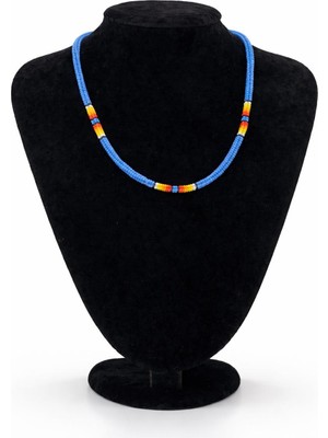 Pangu Çok Renkli Boncuk Kolye