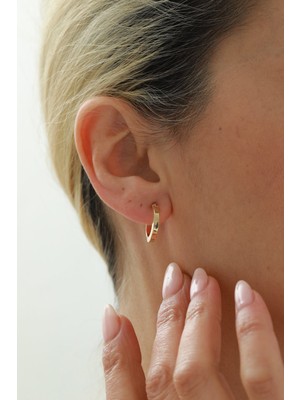 Yavuz Kuyumculuk 14 Ayar Altın Kibrit Çöpü Küpe