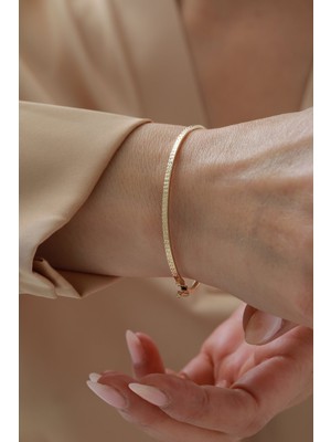 Yavuz Kuyumculuk 14 Ayar Altın Kalemli Kelepçe