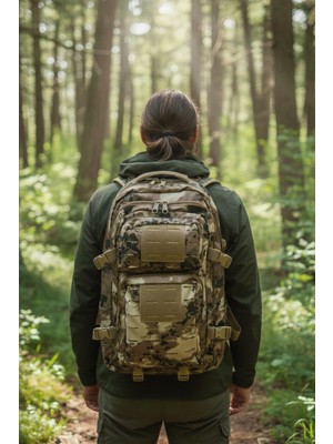 Tanto Bushcraft Askeri Taktik Sırt Çantası 1000D Cordura Kumaş Lazer Kesim Molle Sistem Su Geçirmez Kamp ve Dağcı Çantası