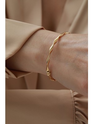 Yavuz Kuyumculuk 14 Ayar Altın Burgu Kelepçe