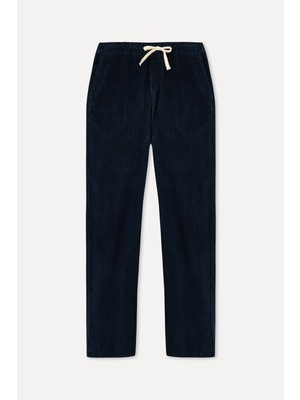 MUDO Beli Bağlamalı Tapered Fıt Kadife Pantolon