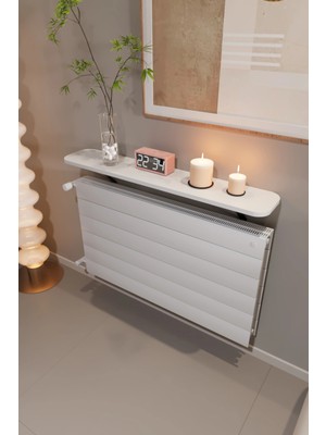 Ed Pet Dizayn Petek Üstü Dresuar Dekoratif Uçan Raf Kalorifer Peteği Rafı 100 cm