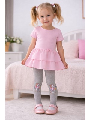 Gigi Giyim Unicorn Figürlü Kız Çocuk Külotlu Çorap