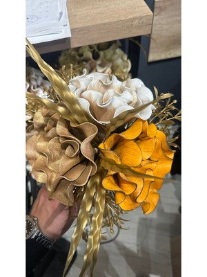 PremiumPort Renkli Lateks Dekoratif Çiçek Aranjmanı, Şık ve Dayanıklı Tasarım