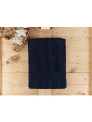Baveno Home Pamuklu 110X160 cm Waffle Dokulu Fonksiyonel Pike Banyo Havlusu Baveno