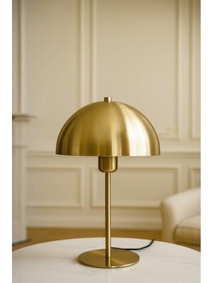 PremiumPort Antik Gold Modern Masa Lambası, Şık ve Zarif Aydınlatma Çözümü