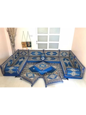 Anka Group Kilim Desenli U Köşe 10CM - Mavi