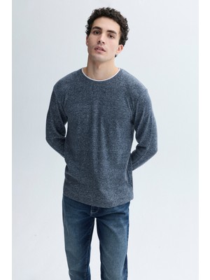 MUDO Bisiklet Yaka Sweatshırt