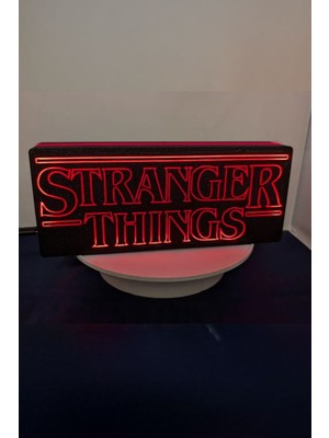 PremiumPort Renkli Stranger Things Temalı Çocuk Odası Gece Lambası, Büyülü Ortam Sağlar