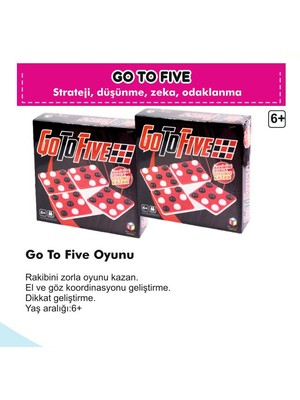 İsmiyle Al Go To Fıve Strateji, Düşünme, Zeka, Odaklanma Oyunu
