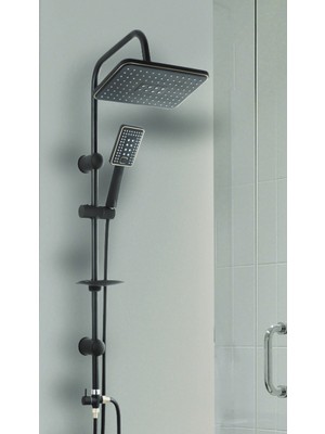 Moda Mix Copenhag Siyah Kolonlu Robot Duş Seti