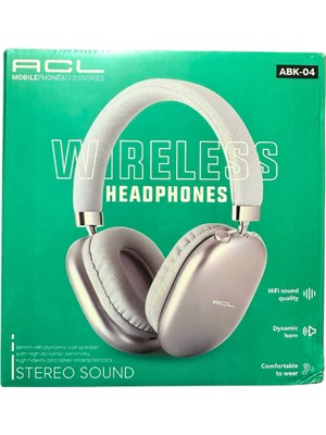 Angelphoto  Abk-04 Yüksek Ses Kaliteli Kulaküstü Wireless Kulaklık