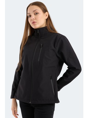 Slazenger Hıp Style Kadın Dik Yaka Fermuarlı Haki Mont & Kaban