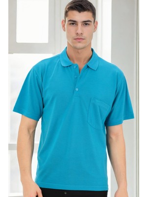 T0093 Dewberry Erkek T-Shırt-Turkuaz