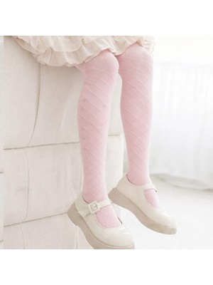 Gigi Giyim Geometrik Desenli Kız Çocuk Külotlu Çorap