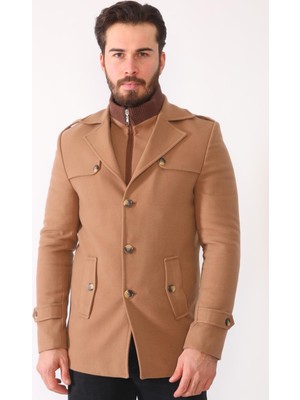 K7542 Dewberry Erkek Kaban-Camel-1