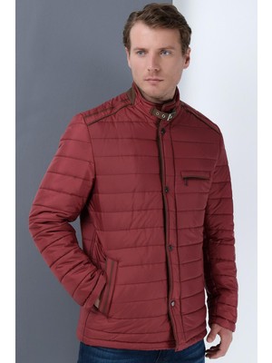 M8610 Dewberry Slım Fıt Mont-Düz Bordo