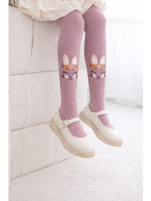 Gigi Giyim Tavşan Kulaklı Kız Çocuk Külotlu Çorap