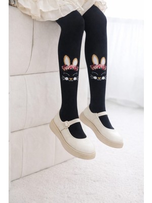 Gigi Giyim Tavşan Kulaklı Kız Çocuk Külotlu Çorap
