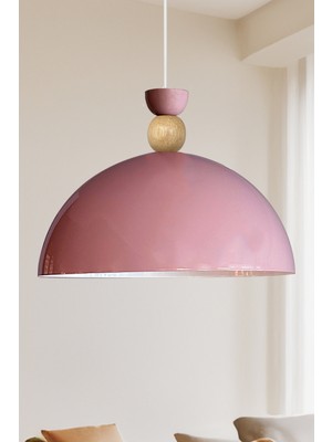 PremiumPort Lila Renkli Tekli Sarkıt Avize, Salon ve Dekoratif Aydınlatma