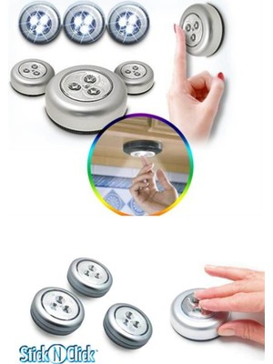 PremiumPort 3'lü Dokunmatik LED Lamba Seti, Şık ve Kullanışlı Aydınlatma Alternatifi