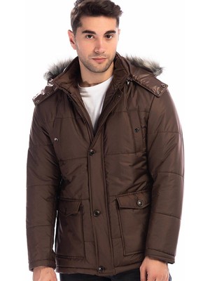 M9635  Dewberry Erkek Kaban-Kahve